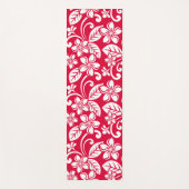 ISLAND PLUMERIA (STRAWBERRY RED) YOGAMAT (Voorkant)