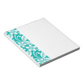 ISLAND PLUMERIA (TURQUOÏS) NOTITIEBLOK (Schuin)