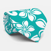 ISLAND PLUMERIA (TURQUOÏS) STROPDAS (Opgerold)