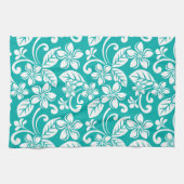 ISLAND PLUMERIA (TURQUOÏS) THEEDOEK (Horizontaal)