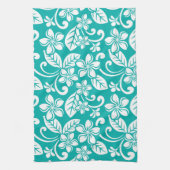 ISLAND PLUMERIA (TURQUOÏS) THEEDOEK (Verticaal)