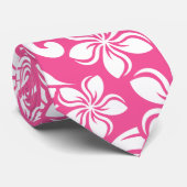 ISLAND PLUMERIA (WATERMELON PINK) STROPDAS (Opgerold)