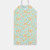 Island Plumeria Waterverf bruiloft gunst Labels Cadeaulabel (Achterkant)