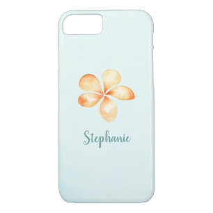Island Plumeria Waterverf Case-Mate iPhone Case