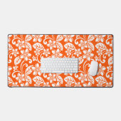ISLAND PLUMERIA (ZEER ORANJE) BUREAUMAT (Keyboard & Muis)
