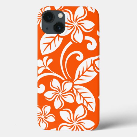 ISLAND PLUMERIA (ZEER ORANJE) iPhone/iPad case (Achterkant)