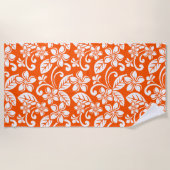 ISLAND PLUMERIA (ZEER ORANJE) STRANDLAKEN (Voorkant)