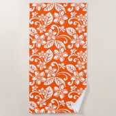 ISLAND PLUMERIA (ZEER ORANJE) STRANDLAKEN (Voorkant)