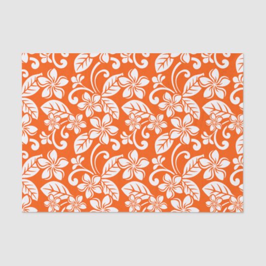 ISLAND PLUMERIA (ZEER ORANJE) TISSUEPAPIER (Voorkant)