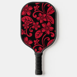 ISLAND PLUMERIA (ZWARTE/RODE) PICKLEBALL PADDLE