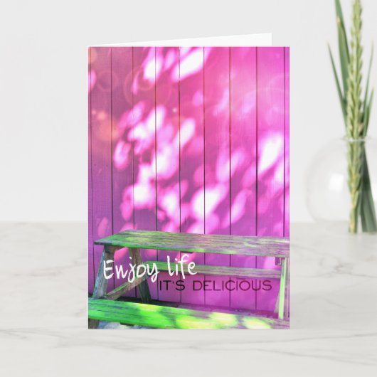 ISLAND PREPPY WENSKAART BEDANKKAART (Voorkant)