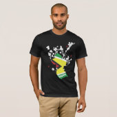 ISLAND PRIDE guyana mannen T-shirt (Voorkant volledig)