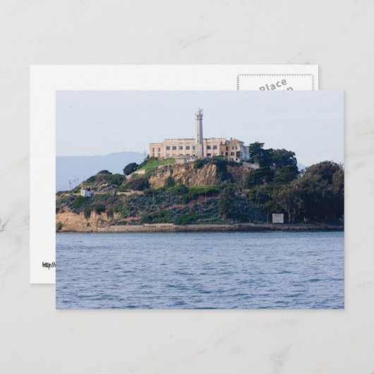 Island Prison, Alcatraz Briefkaart (Voorkant / Achterkant)