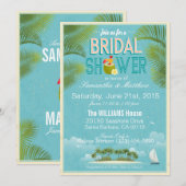 Island Resort Beach Destination Vrijgezellenfeest Kaart (Voorkant / Achterkant)