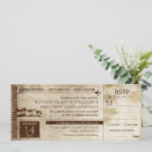  Island Retreat Beach Destination Wedding Kaart (Staand voorkant)