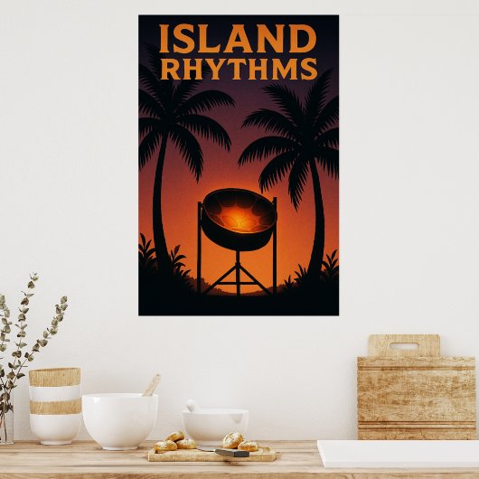 Island Rhythmsoster 41, Island Rhythms,  Poster (Keuken)