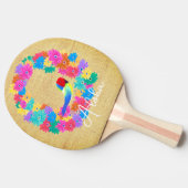 Island Rustic Bird 'Aloha'  Tafeltennisbatje (Zijkant)