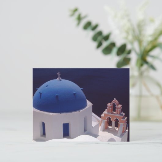 Island Santorini, Briefkaart (Staand voorkant)