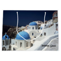 Island Santorini, Greece Gift Bag