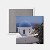 Island Santorini, Griekenland, Magnet (Voorkant / Achterkant)
