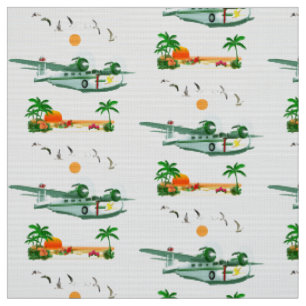 Island Seaplane Fabric Stof