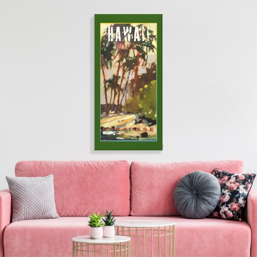 Island Serenity Canvas Afdruk (Insitu (Woonkamer))