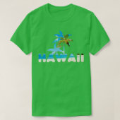 Island Shoreline Hike Hawaii Palm TShirt 1 (Design voorkant)