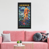 Island Summer Canvas Afdruk (Insitu (Woonkamer))