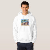 Island Summer Vacation Labradors Hoodie (Voorkant volledig)