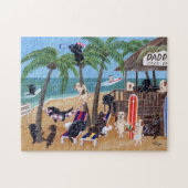 Island Summer Vacation Labradors Legpuzzel (Horizontaal)