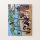 Island Summer Vacation Labradors Legpuzzel (Verticaal)
