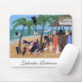Island Summer Vacation Labradors Muismat (Met muis)