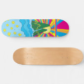 Island Sun Persoonlijk Skateboard (Horizontaal)