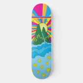 Island Sun Persoonlijk Skateboard (Voorkant)