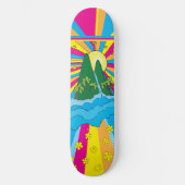 Island Sun Persoonlijk Skateboard (Voorkant)