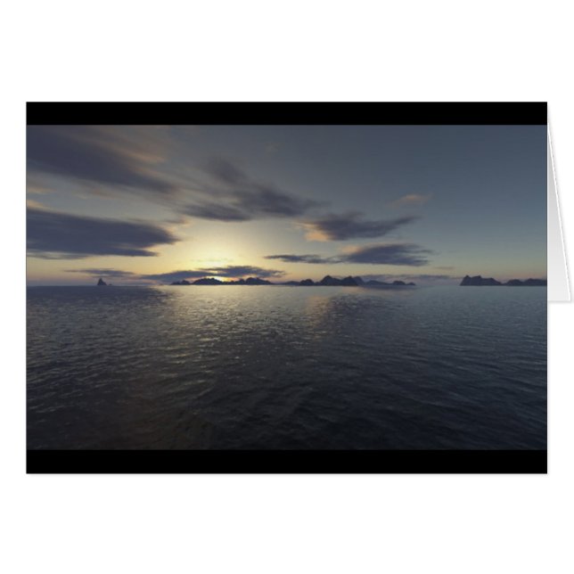 Island Sunrise (Voorkant Horizontaal)