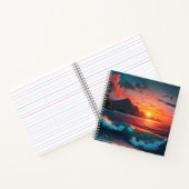 ISLAND SUNSET #1 NOTITIEBOEK (Binnen)