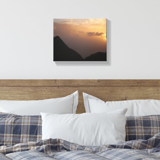Island Sunset Canvas Afdruk (Insitu (Slaapkamer))