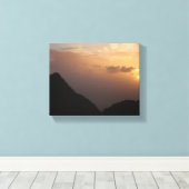 Island Sunset Canvas Afdruk (Insitu (Houten vloer))