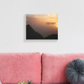 Island Sunset Canvas Afdruk (Insitu (Woonkamer))