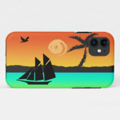 Island Sunset Case-Mate iPhone Case (Achterkant (horizontaal))