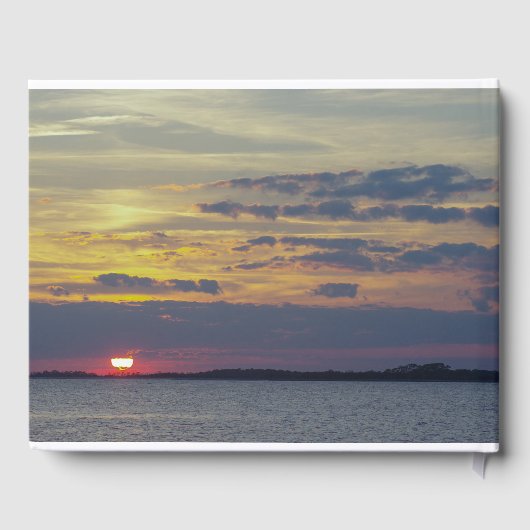 Island Sunset Gastenboek (Achterkant)