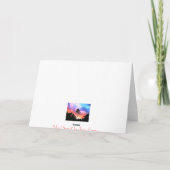 Island Sunset Kaart (Achterkant)