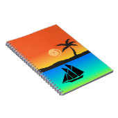 Island Sunset Notitieboek (Rechterzijde)