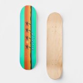 Island Sunset Skateboard (Voorkant)