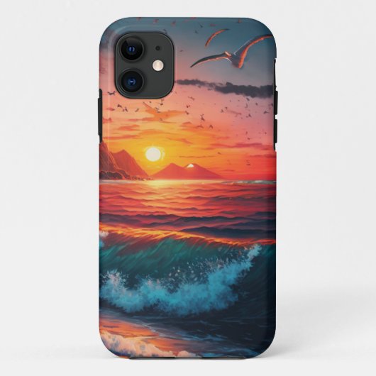 ISLAND SUNSET-telefoonkwestie Case-Mate iPhone Case (Achterkant)