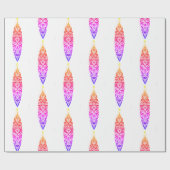 Island Surfboard Wrapping Paper Cadeaupapier (Vlak)
