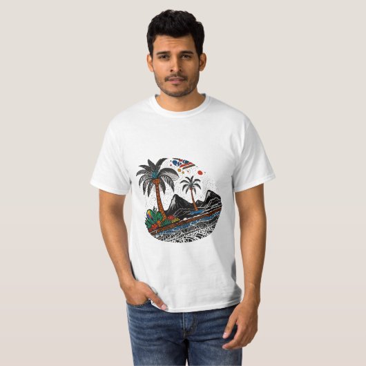 ISLAND T-SHIRT (Voorkant volledig)