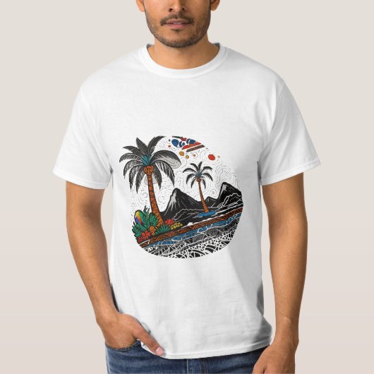 ISLAND T-SHIRT (Voorkant)