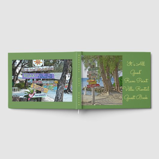  ISLAND THEME GUESTBOOK GASTENBOEK (Volledig)